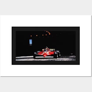 Gilles Villeneuve, Monaco GP, 1981 Posters and Art